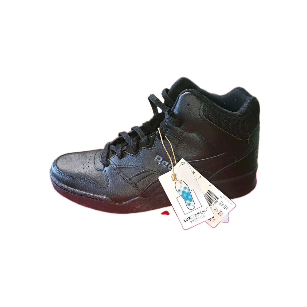 Reebok Royal BB4500 HI2 Men's Basketball Shoes | Size 9.5 | NIB All Black - Picture 2 of 6